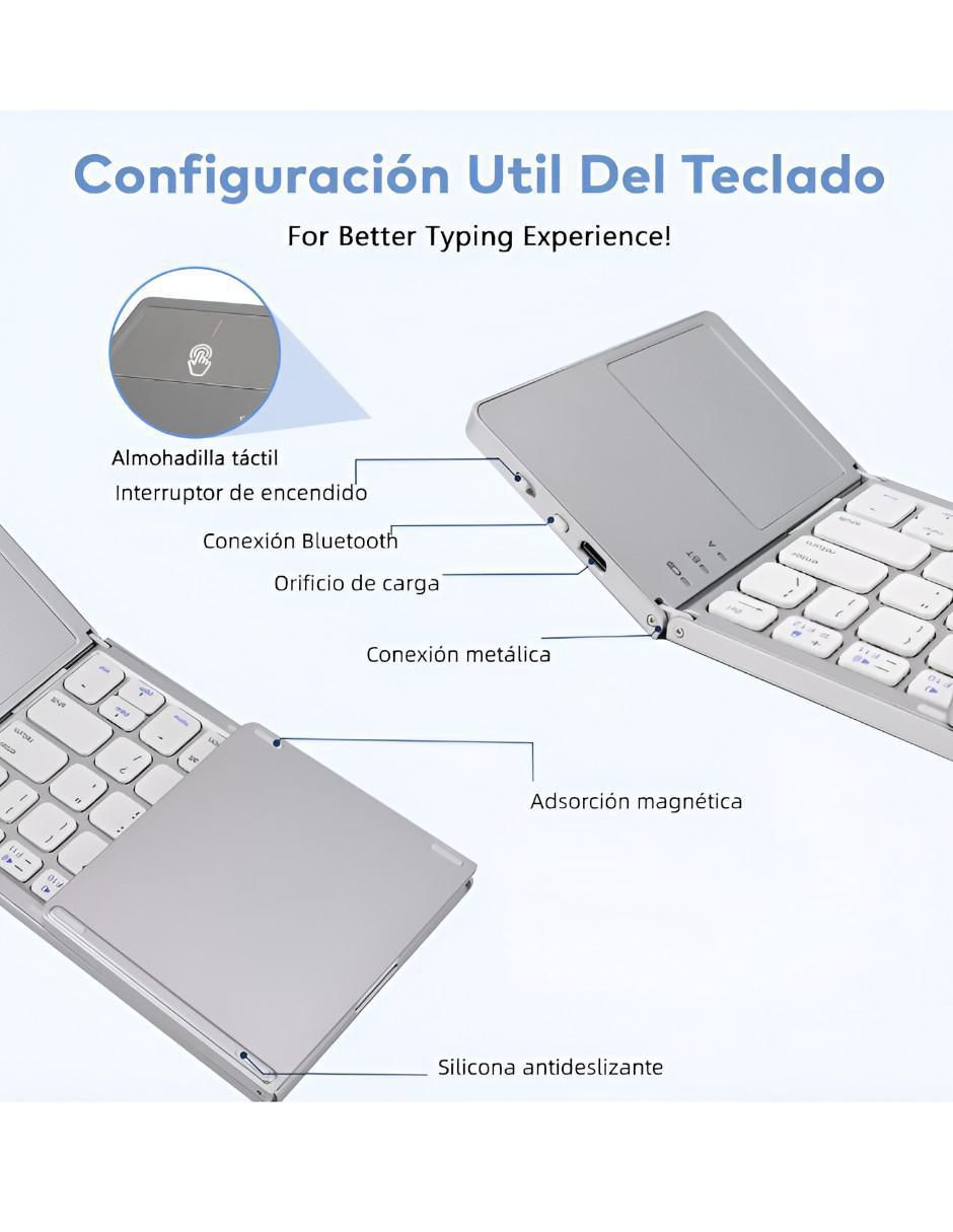 ✨ Mini Teclado Plegable